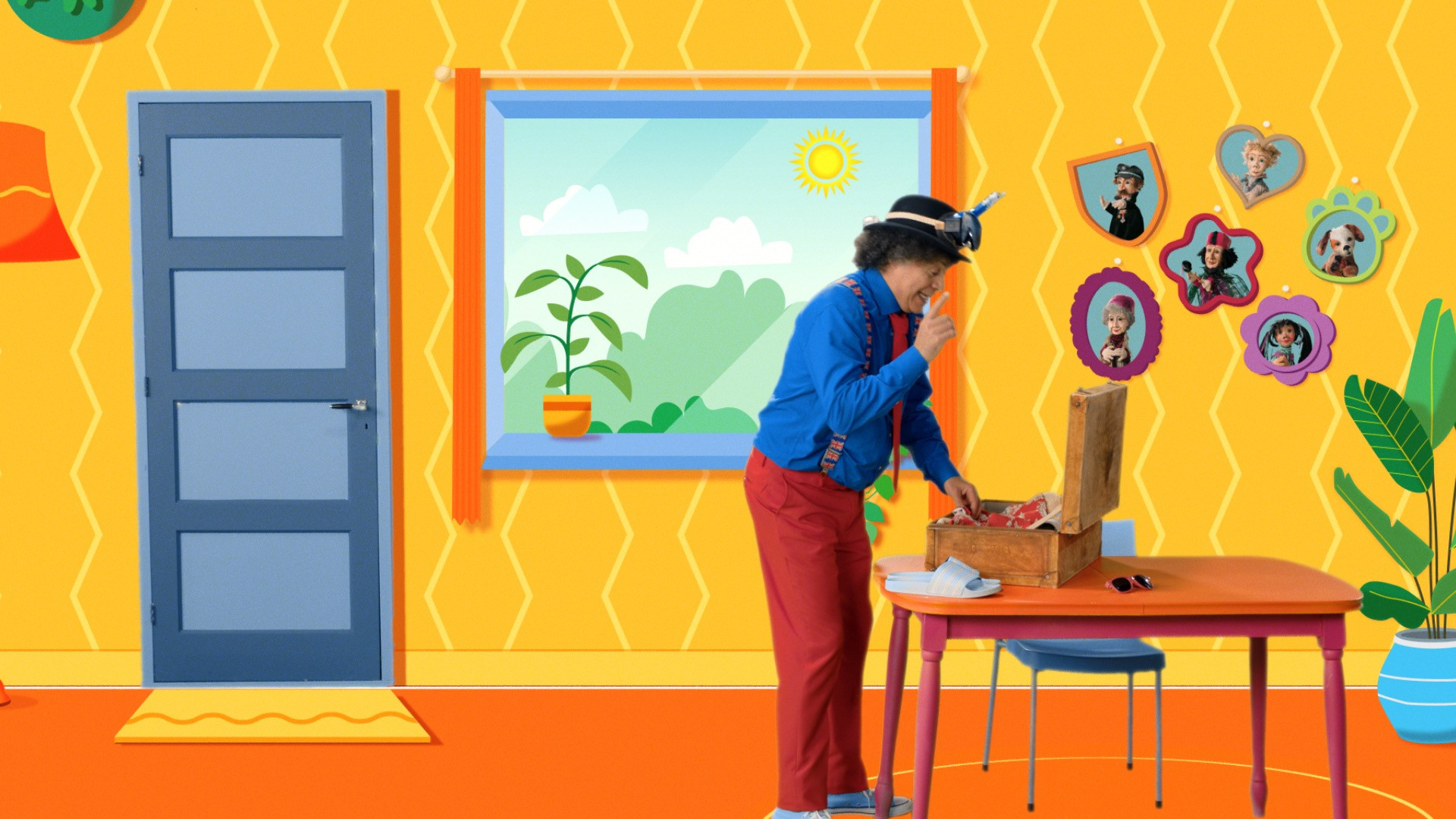 Backdrop for De grote poppenkast film