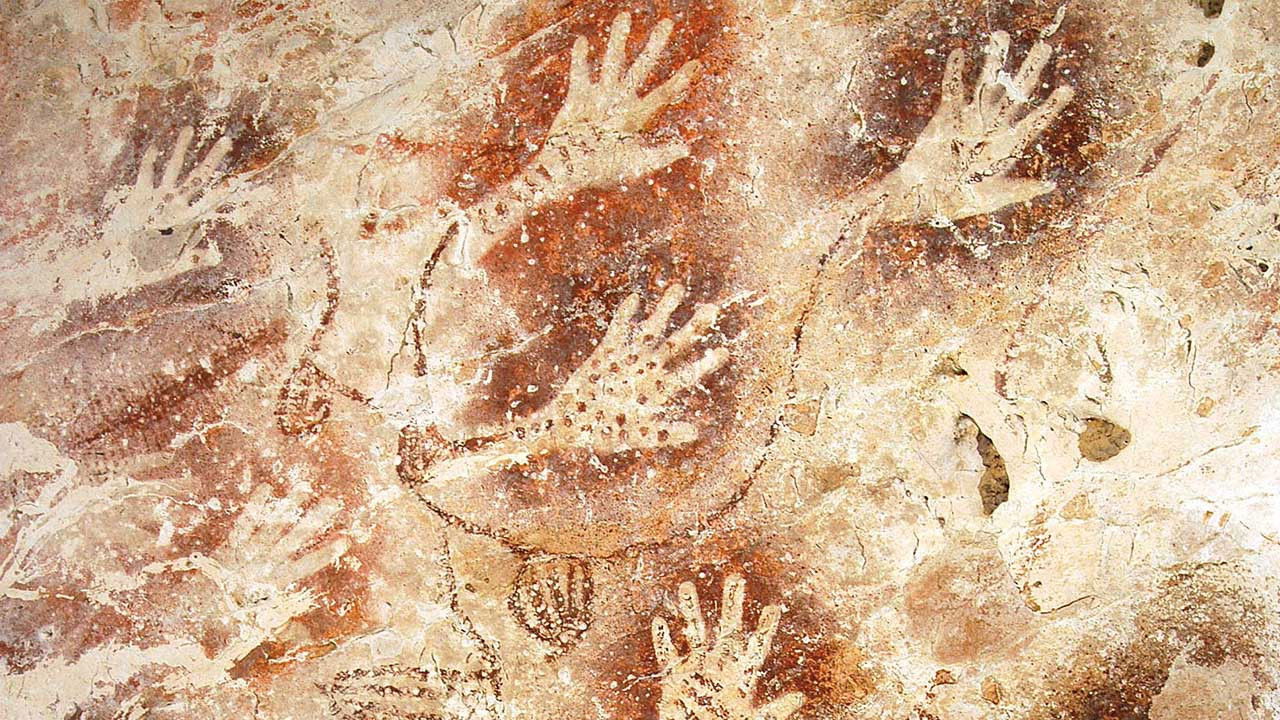 Backdrop for Secrets of the Stone Age