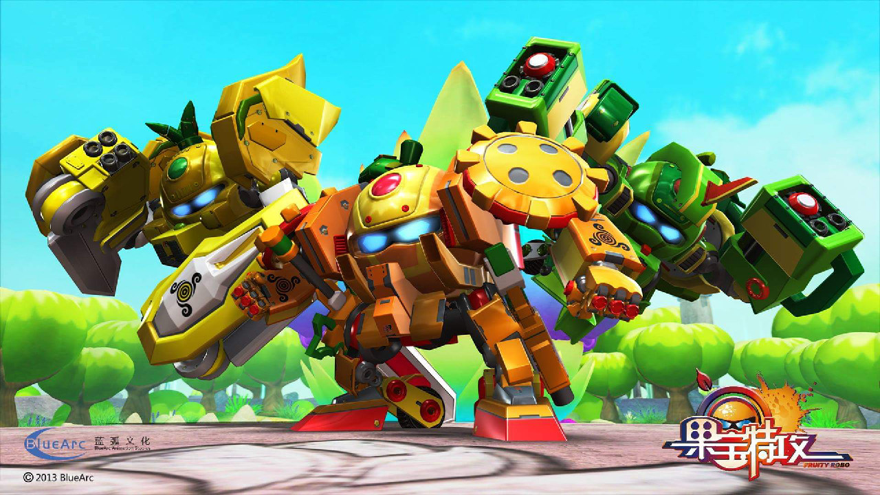 Backdrop for Fruity Robo