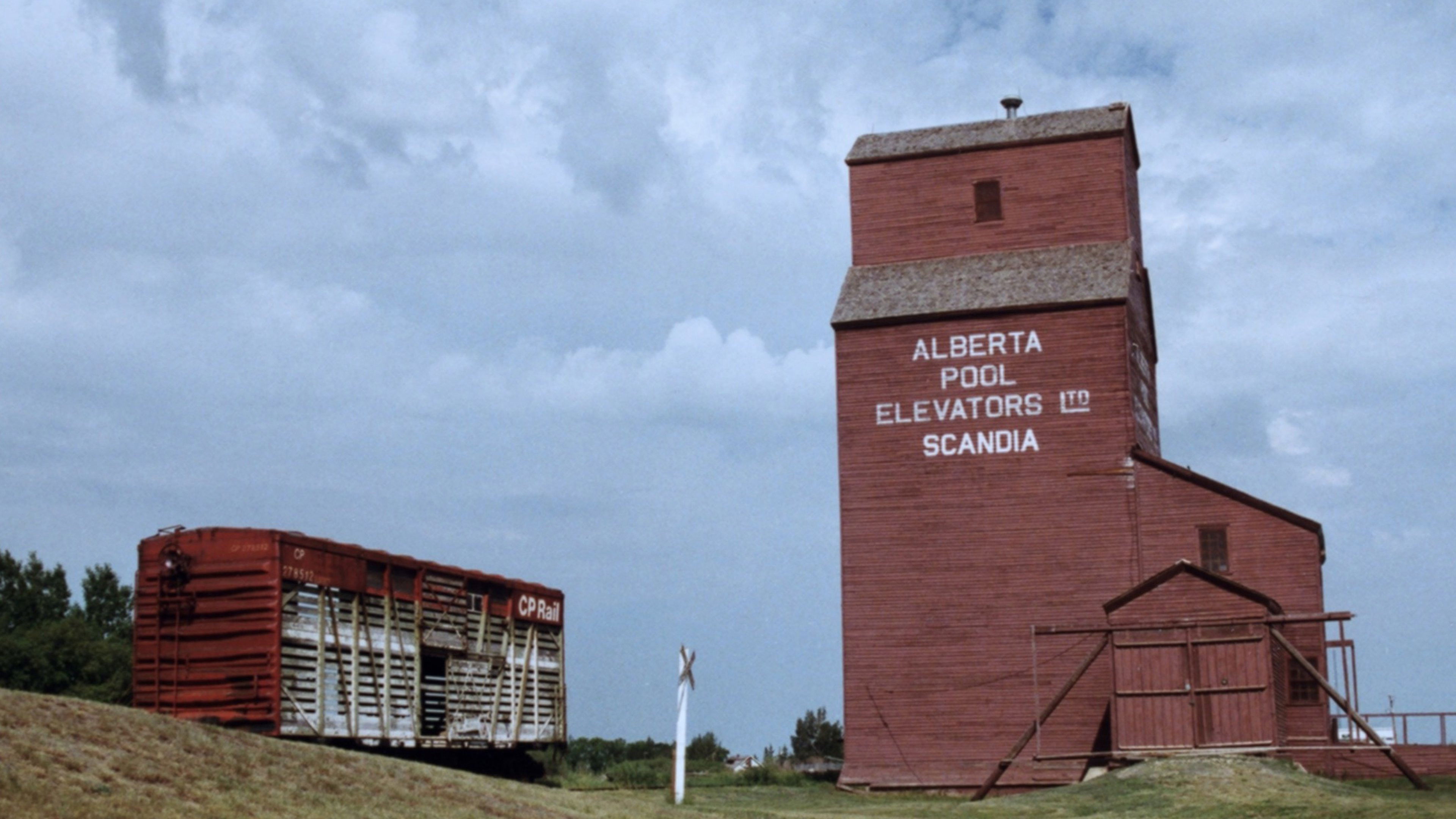 Backdrop for Death of a Skyline