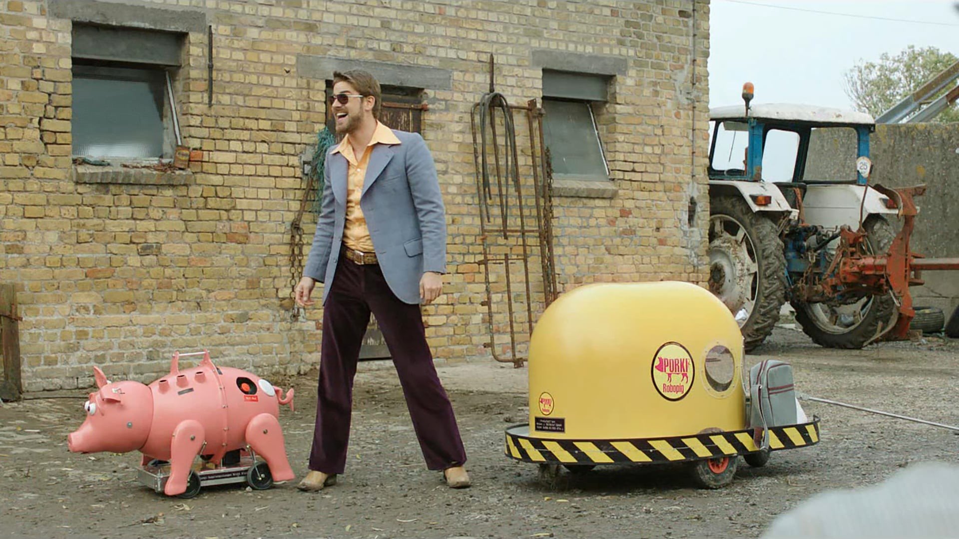 Backdrop for Madonna's Pig