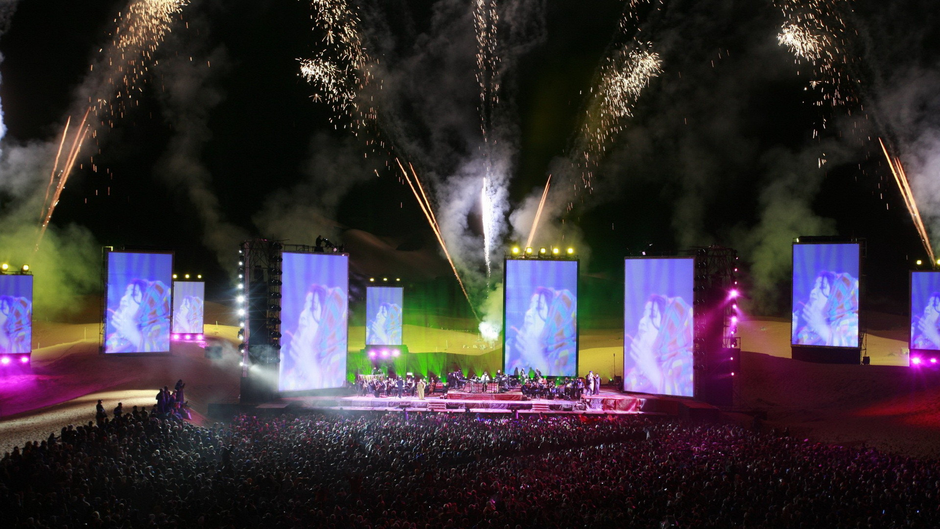 Backdrop for Jean-Michel Jarre - Water For Life