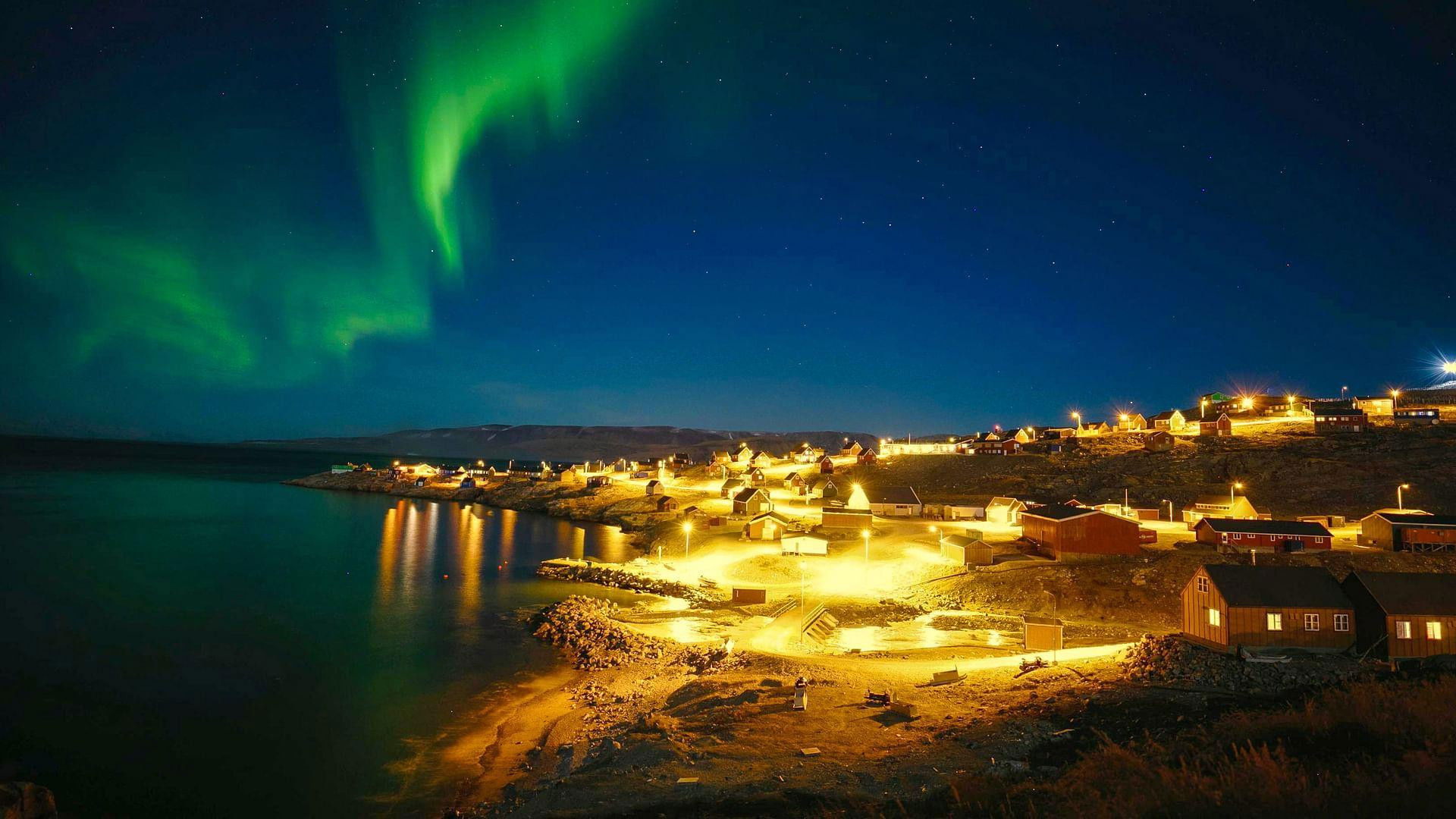 Backdrop for Greenland: in the Glare of Ice