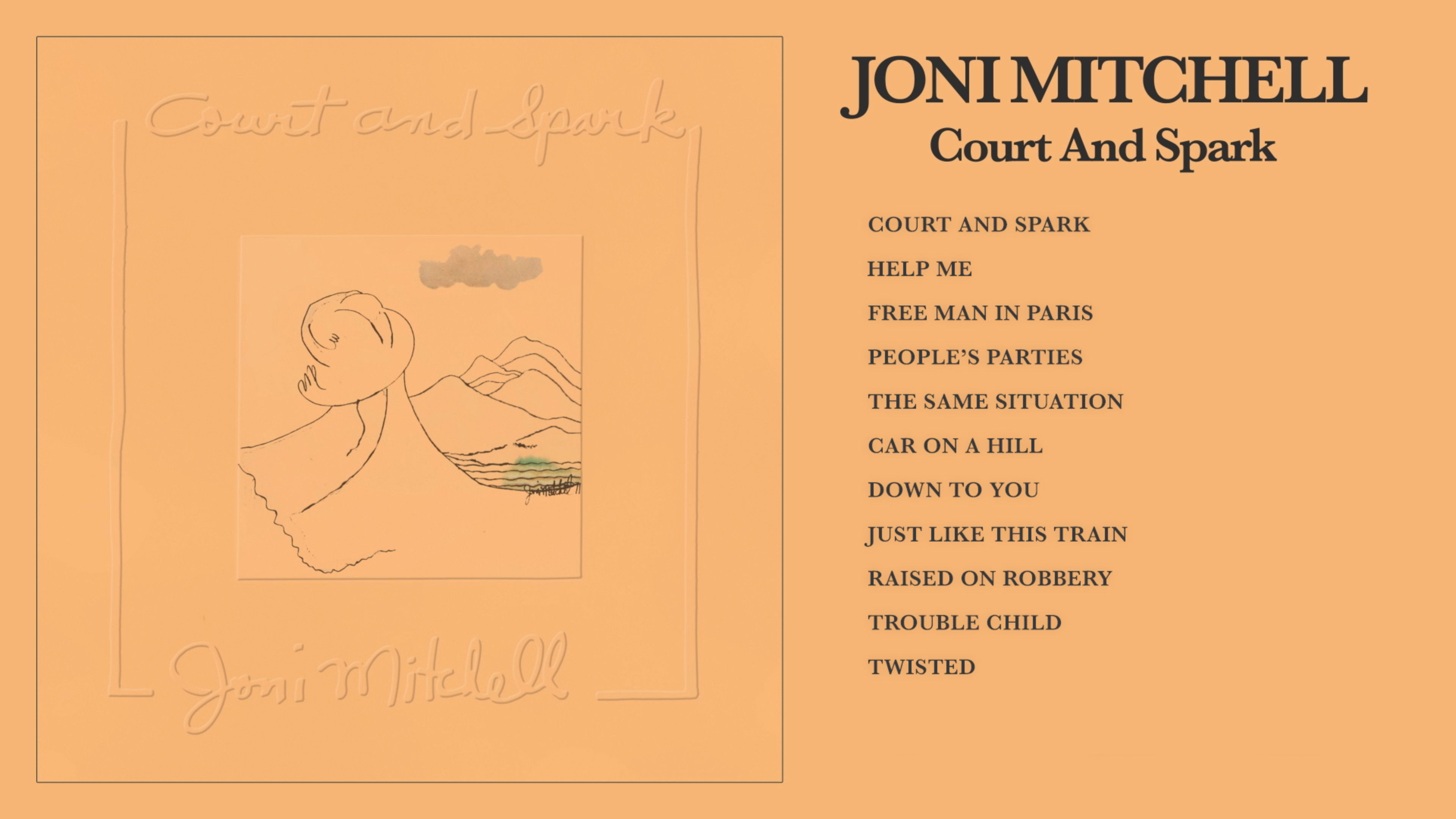 Backdrop for Joni Mitchell: Court and Spark