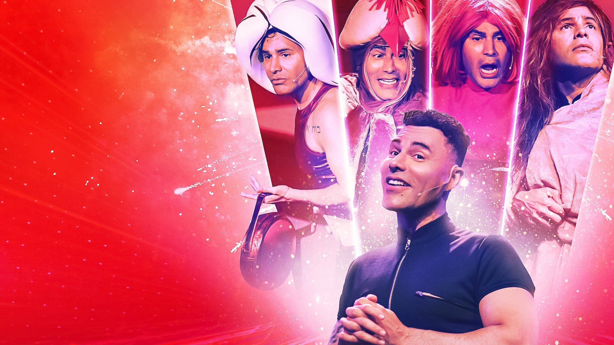 Backdrop for Rodrigo Sant'anna: I'm Here, I'm Queer!