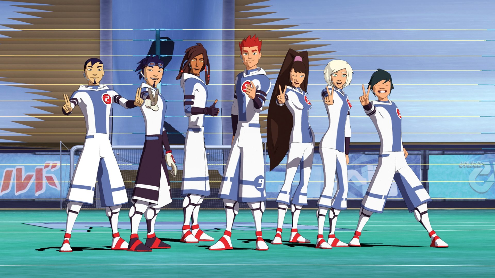 Backdrop for Galactik Football