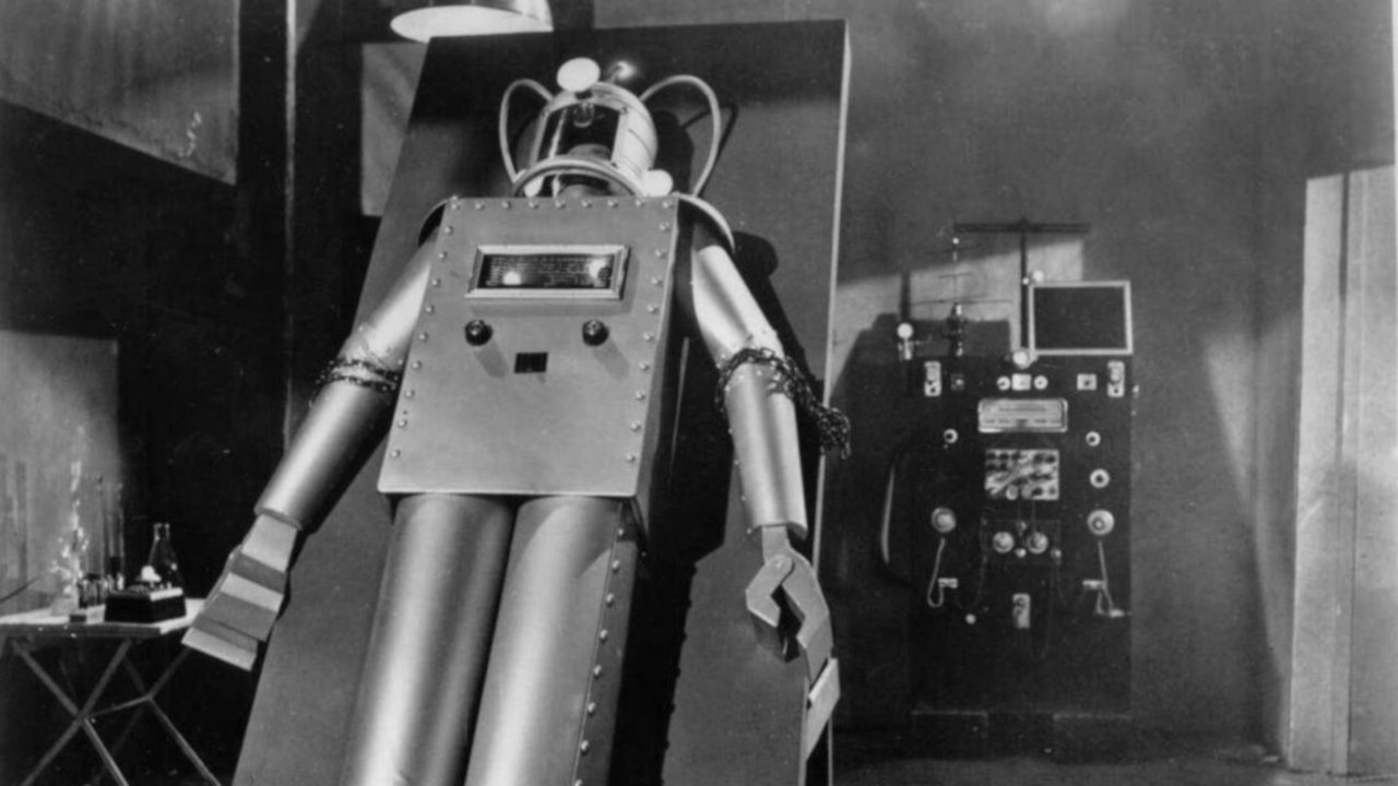 Backdrop for The Robot vs. The Aztec Mummy