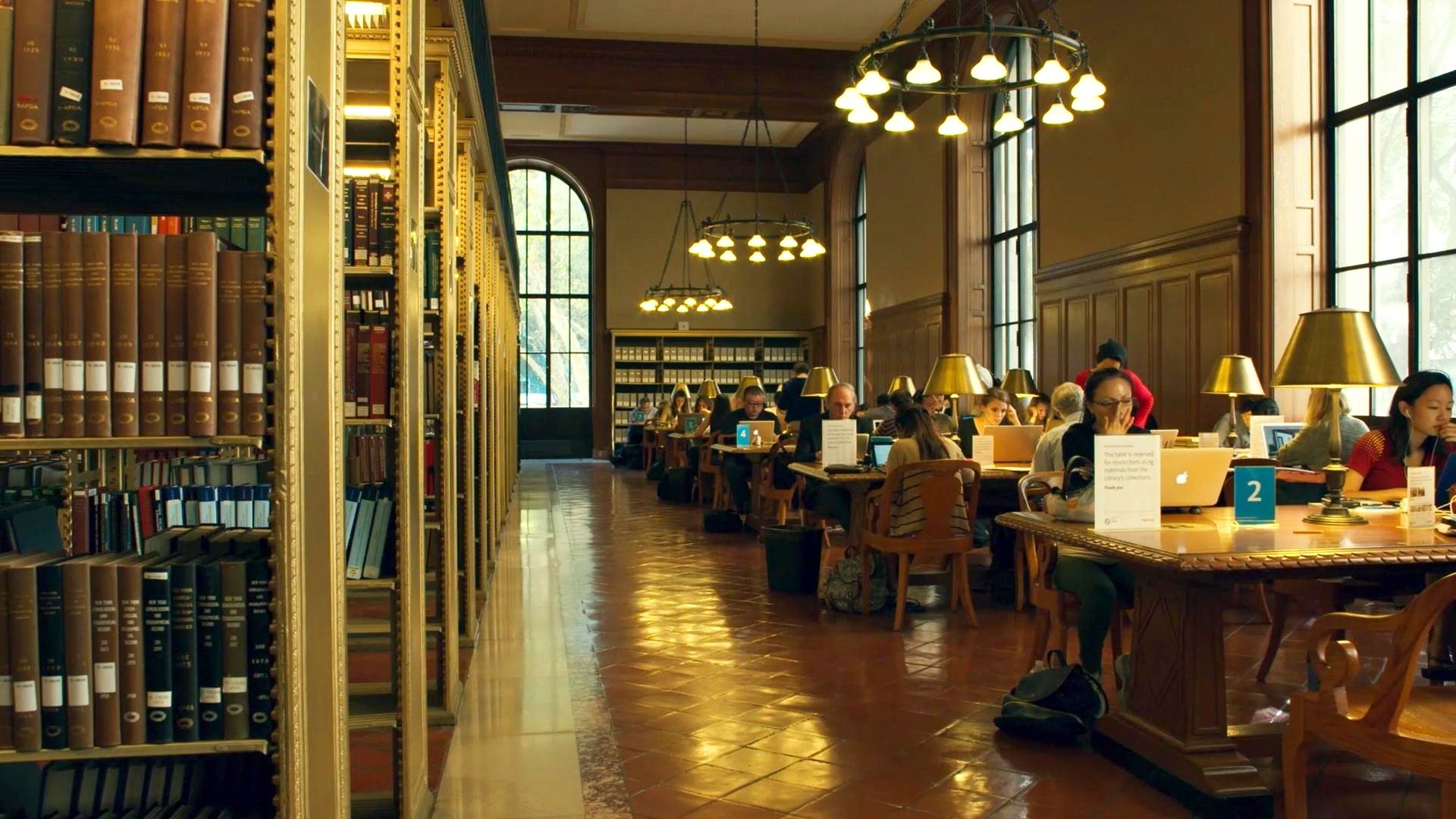 Backdrop for Ex Libris: The New York Public Library