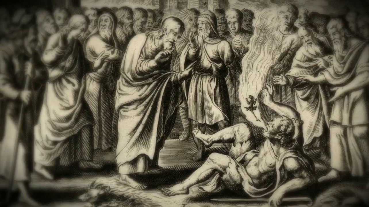 Backdrop for Satan Lives