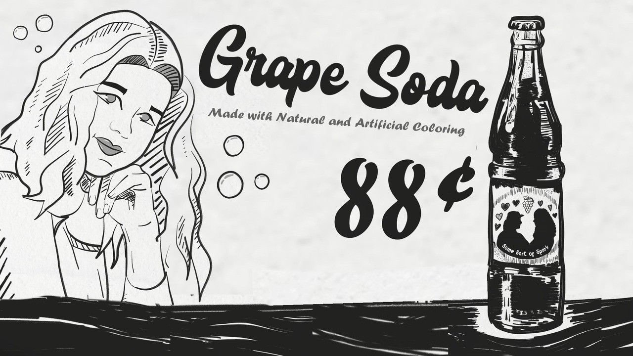 Backdrop for Grape Soda