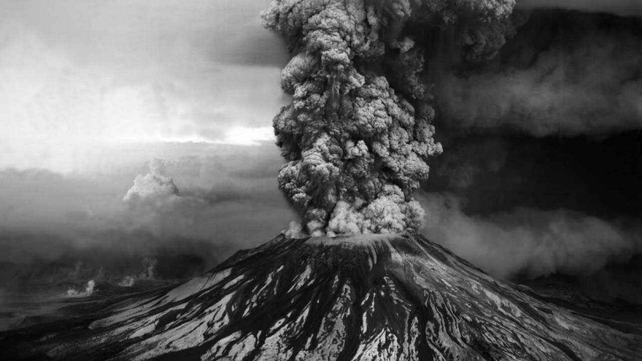 Backdrop for The Eruption of Mount St. Helens!