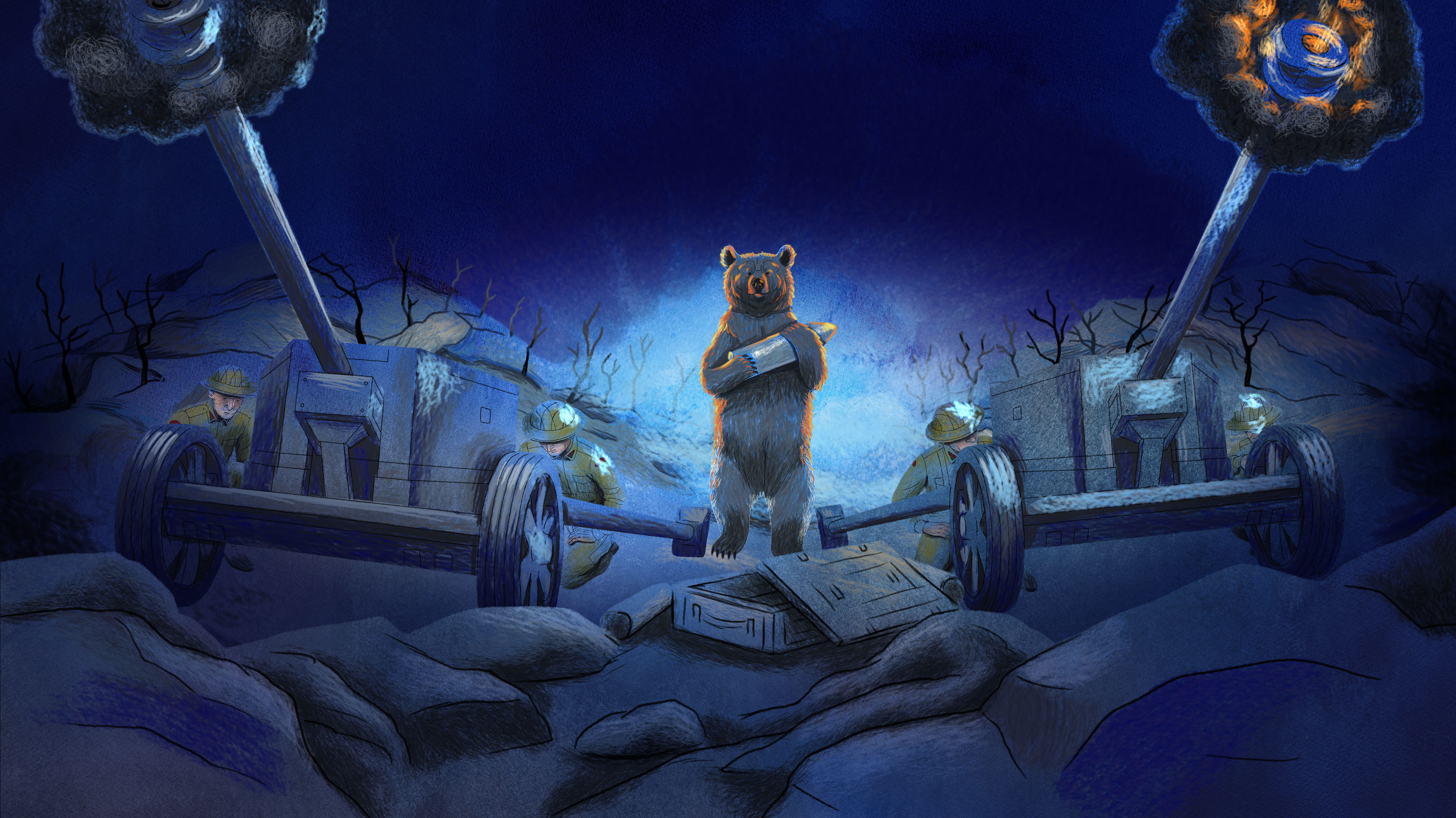 Backdrop for A Bear Named Wojtek