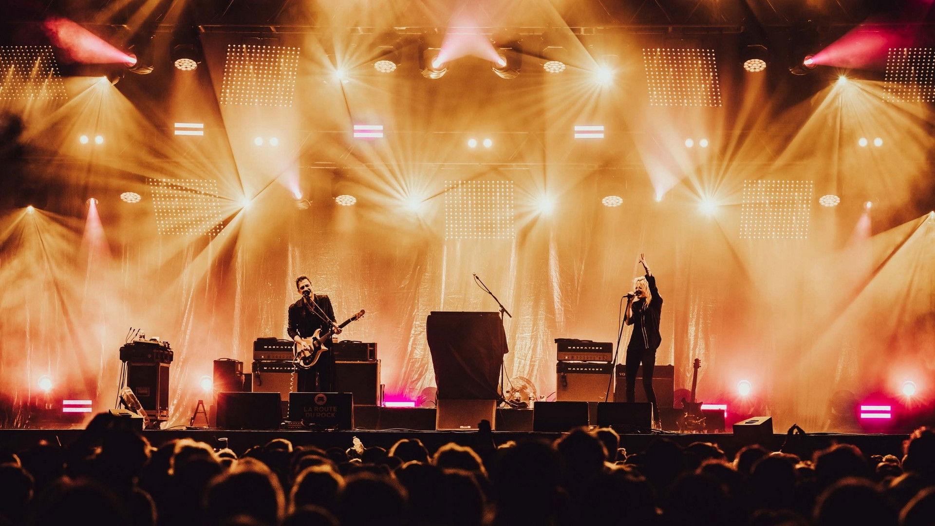 Backdrop for The Kills - La Route du Rock 2024