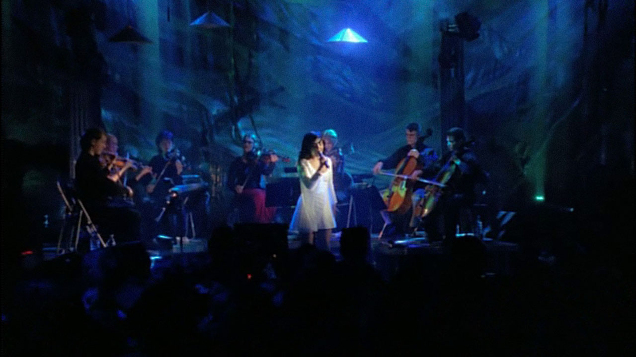 Backdrop for Björk: Cambridge 1998