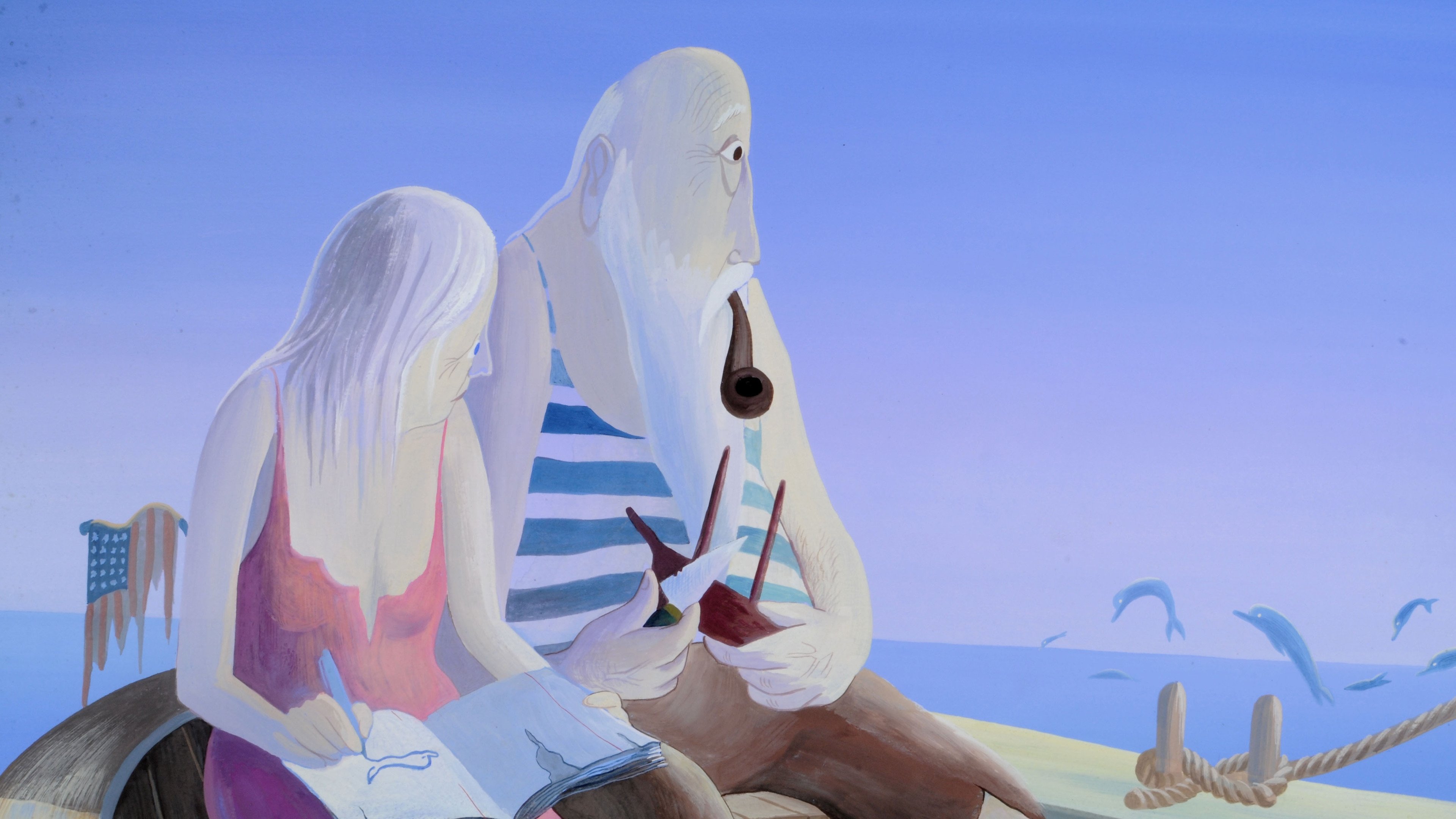 Backdrop for Rowing Across the Atlantic