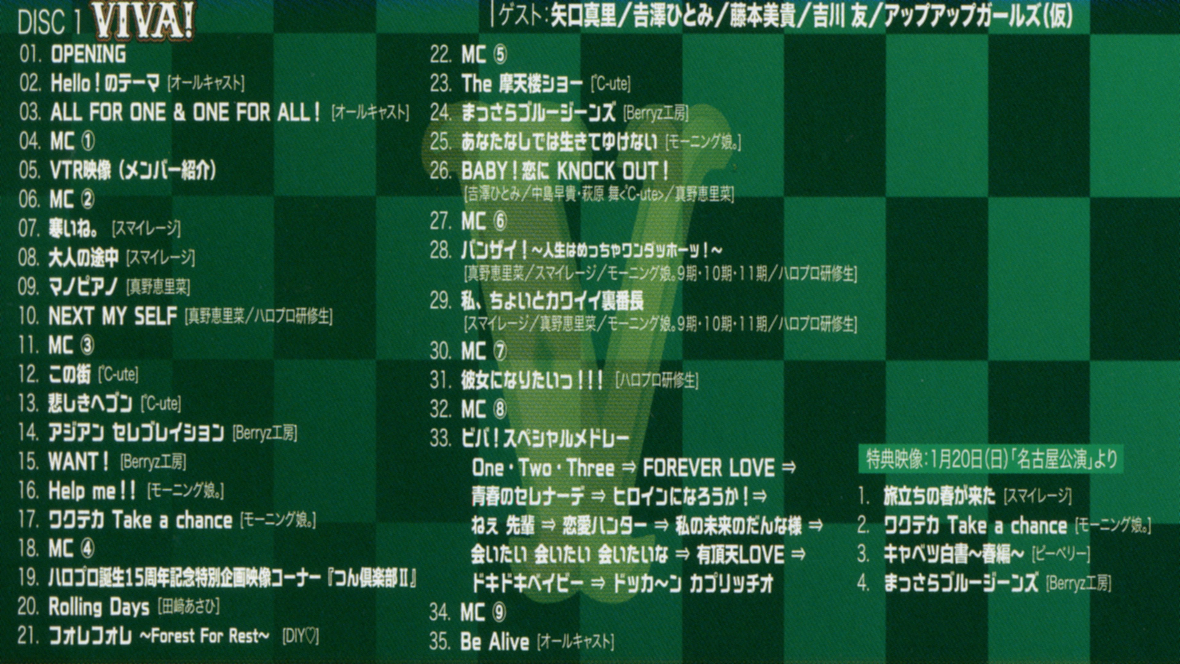 Backdrop for Hello! Project 2013 Winter Tanjou 15 Shuunen Kinen Live 2013 Fuyu ~VIVA!~