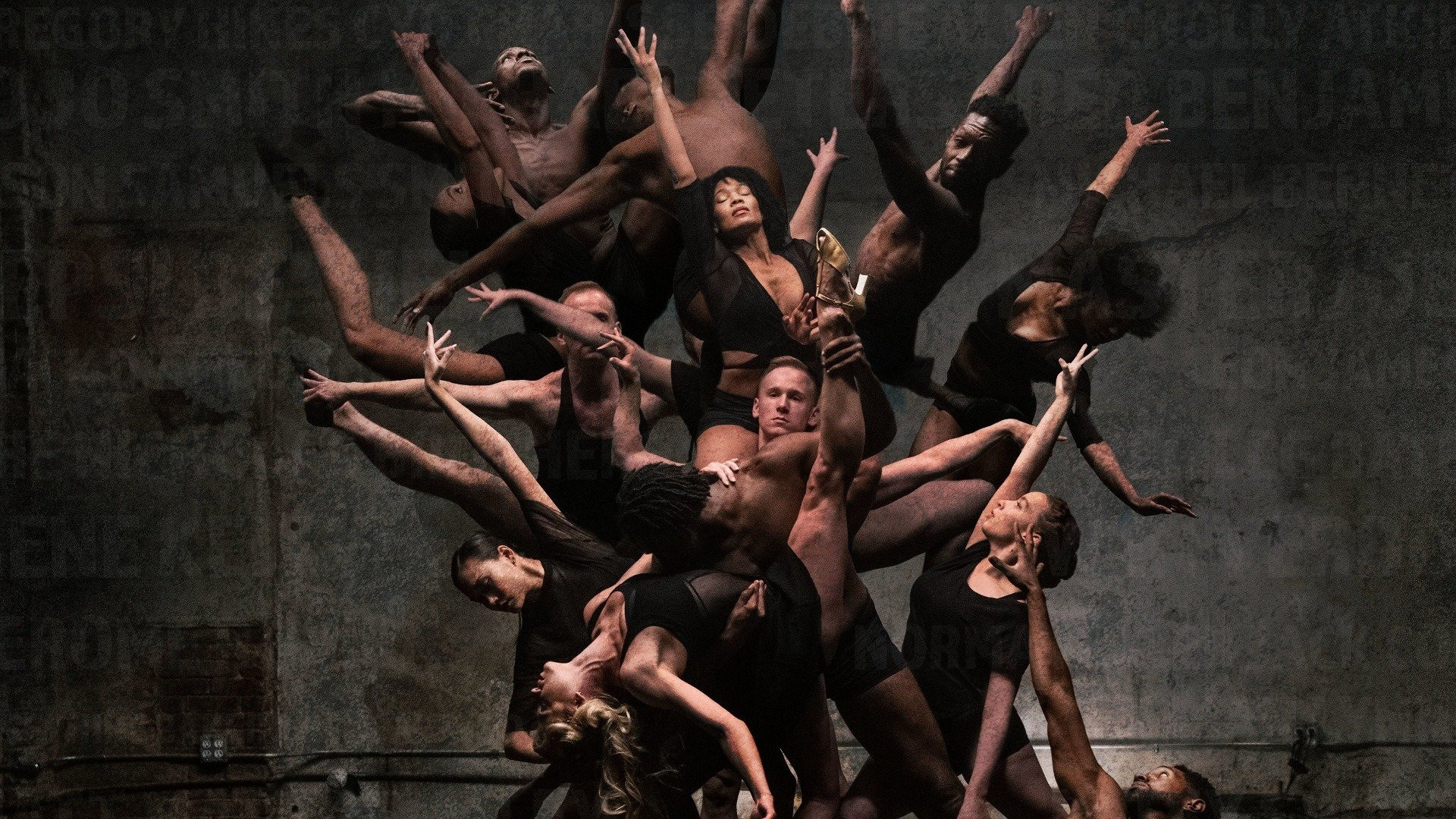 Backdrop for Uprooted: The Journey of Jazz Dance