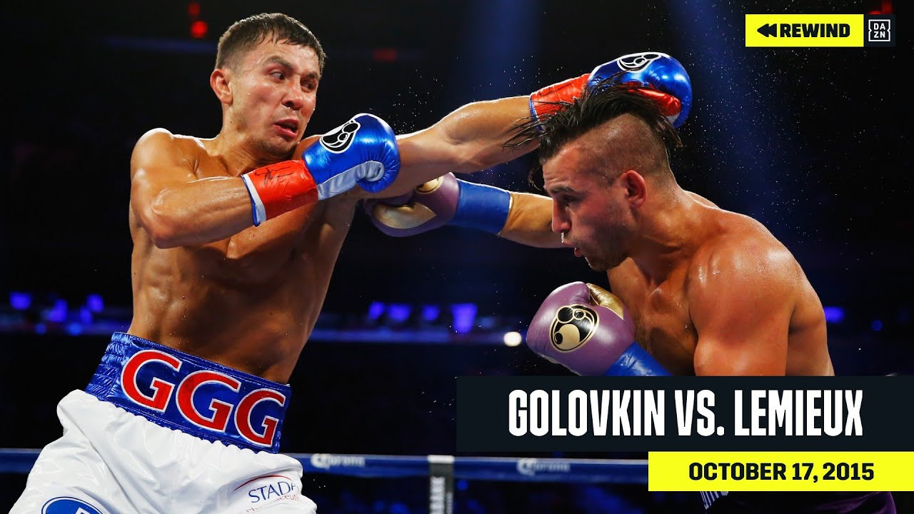 Backdrop for Gennady Golovkin vs. David Lemieux