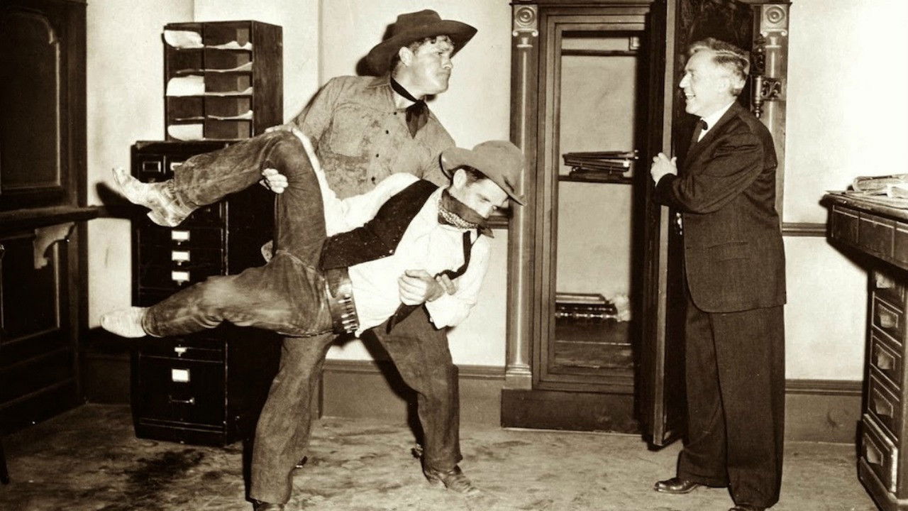 Backdrop for Over the Santa Fe Trail