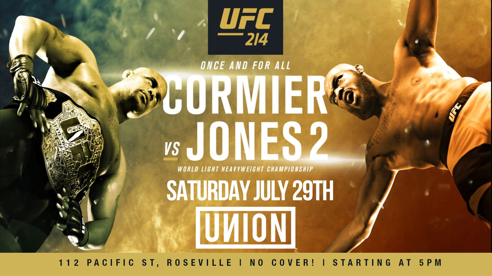 Backdrop for UFC 214: Cormier vs. Jones 2