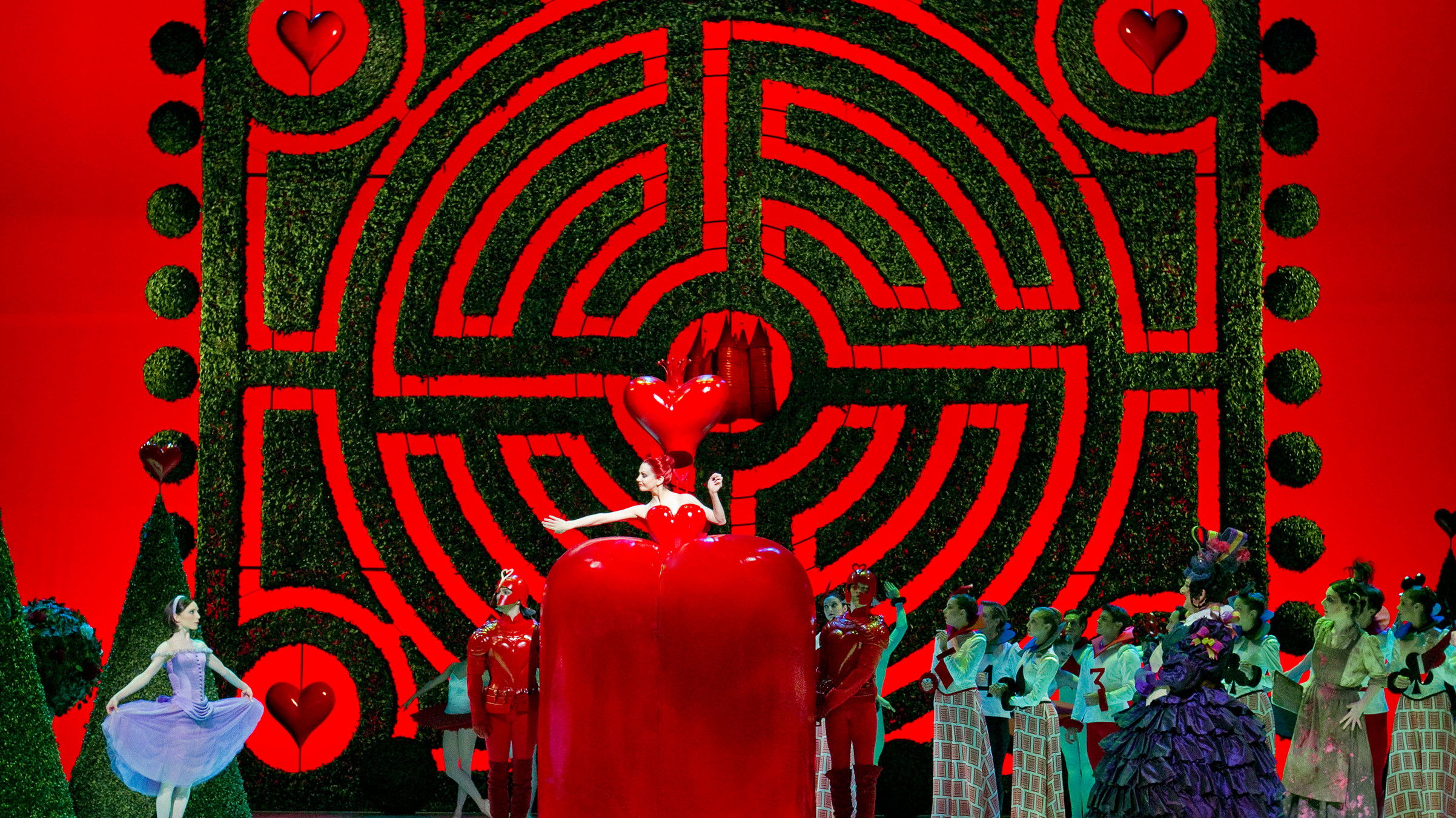 Backdrop for Royal Ballet & Opera 2024/25: Alice's Adventures in Wonderland