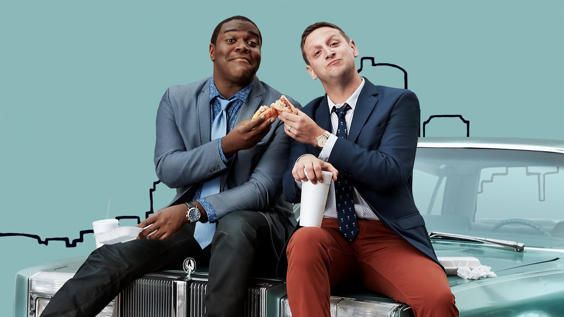 Backdrop for Detroiters