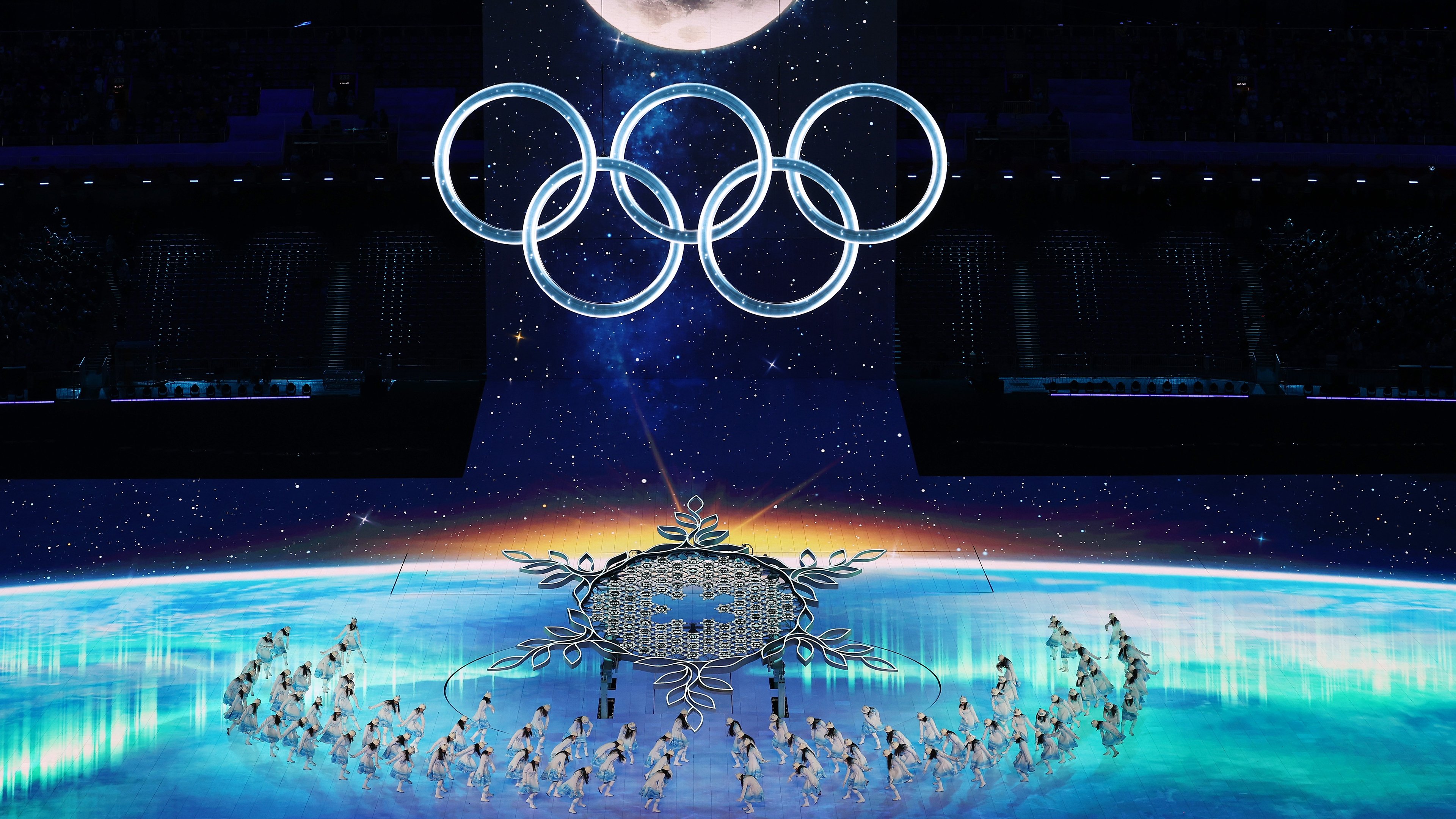 Backdrop for Beijing 2022 Olympic Opening Ceremony