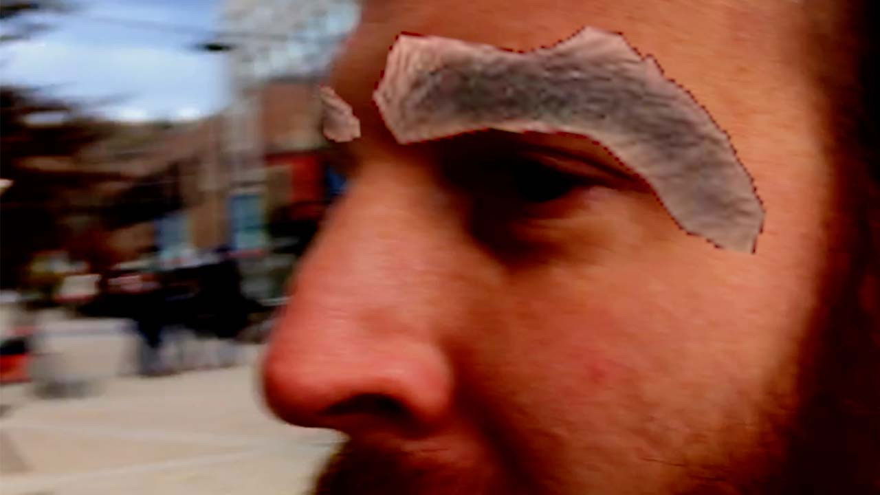 Backdrop for Mr. Eyebrow Man