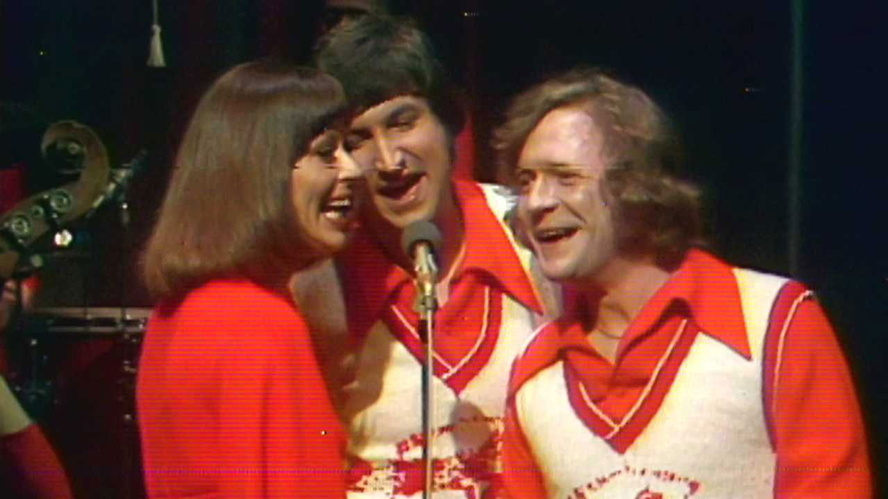 Backdrop for Lill, Brasse och Magnus på Berns