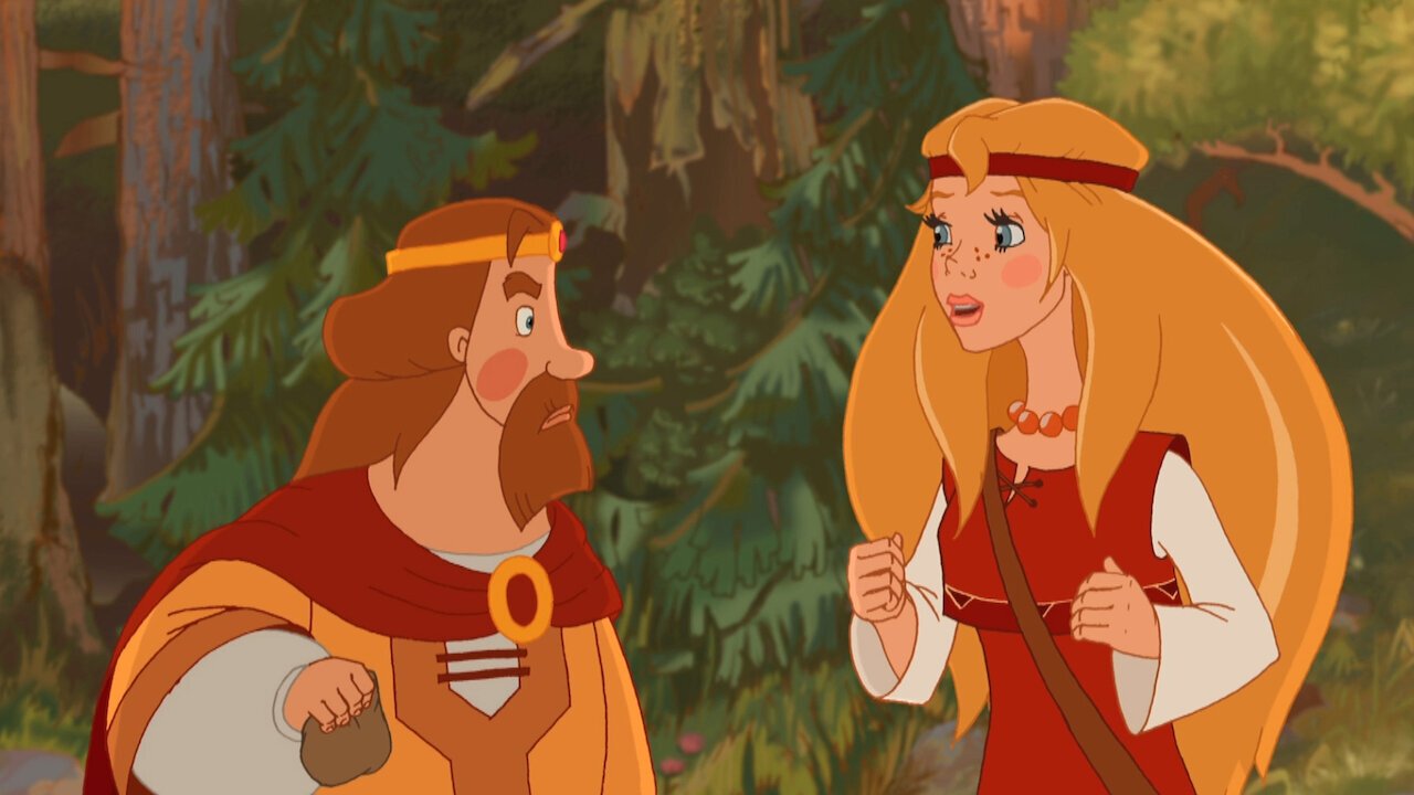 Backdrop for Ilya Muromets and Sparrow the Robber