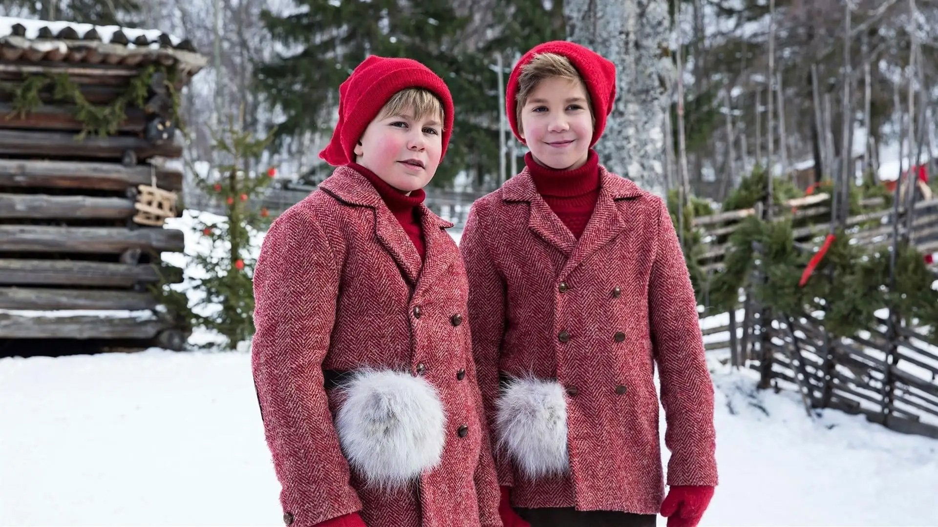 Backdrop for The Christmas Family