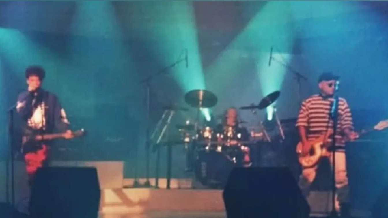 Backdrop for Soda Stereo: Fax in Concert