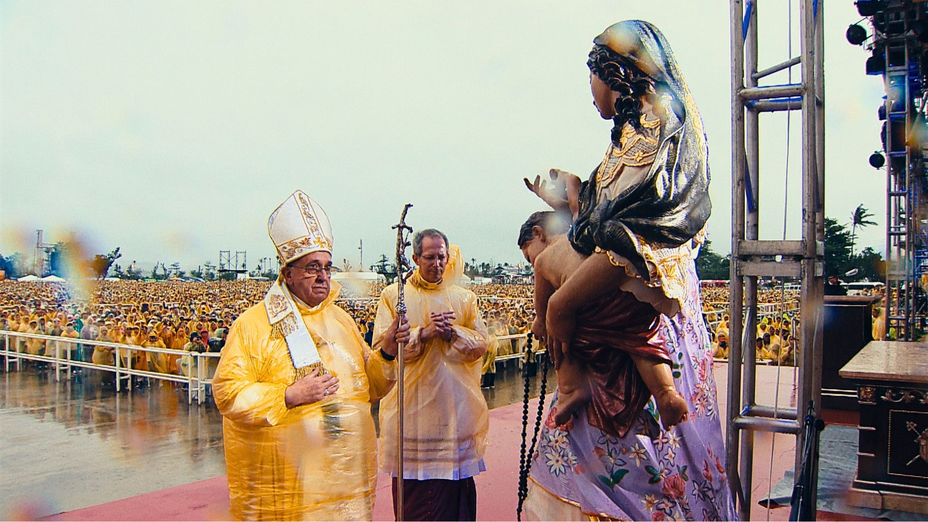 Backdrop for Pray for me: Pope Francis' story