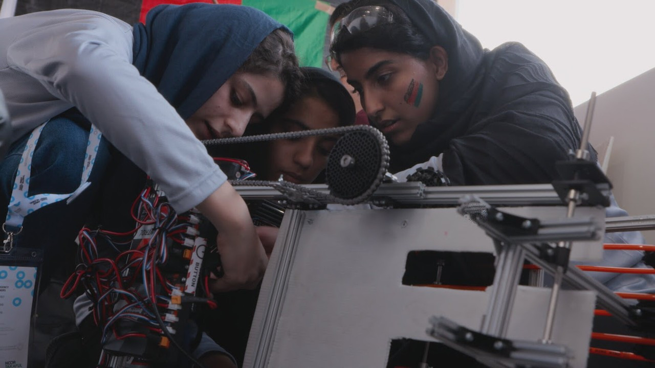 Backdrop for Afghan Dreamers