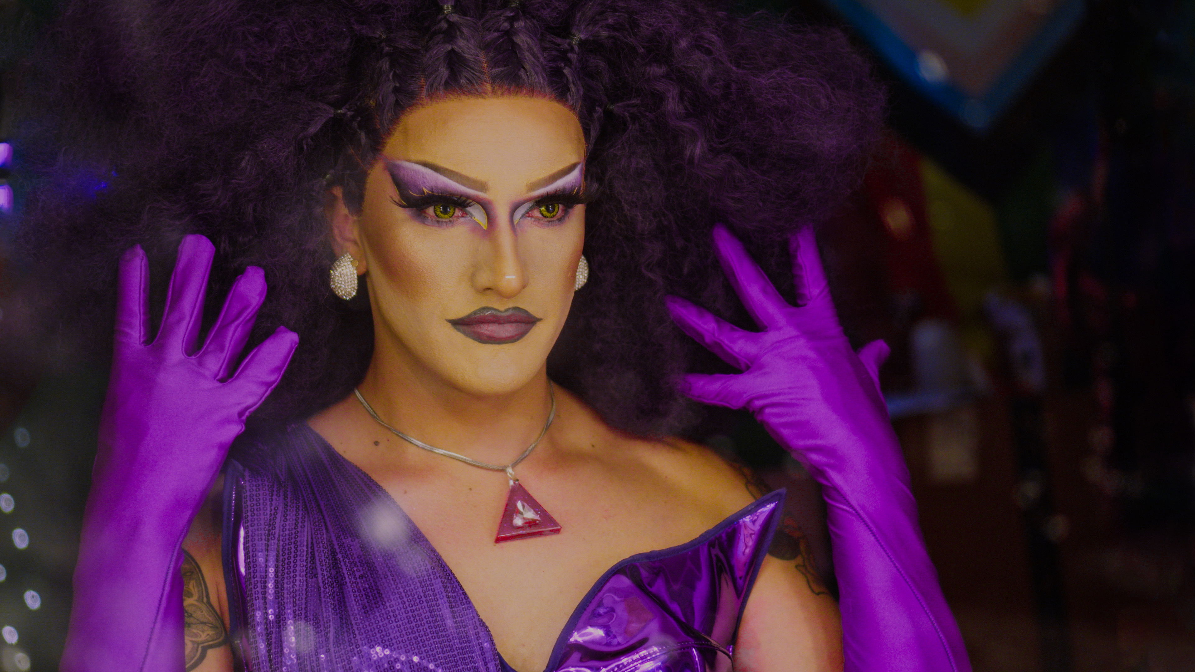 Backdrop for Neon Purple