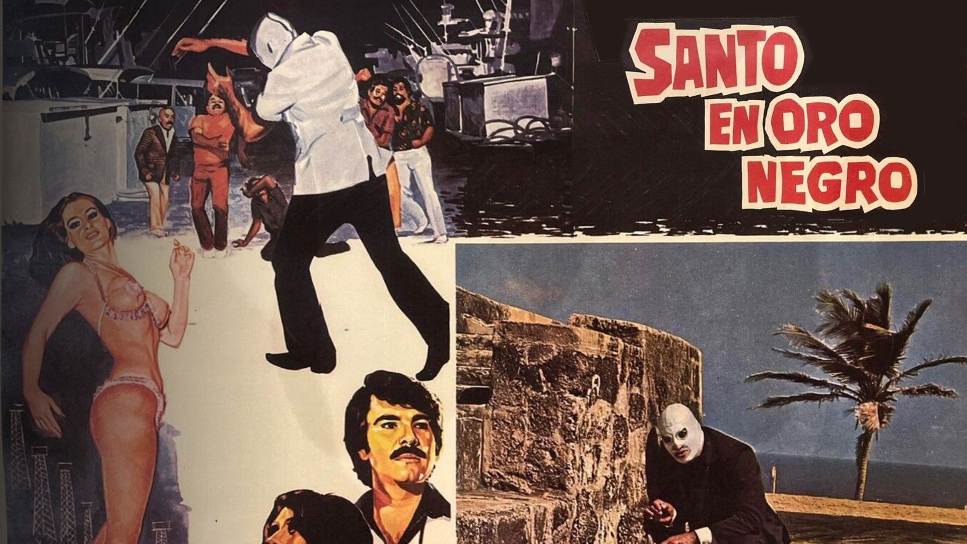Backdrop for Night of San Juan: Santo in Black Gold