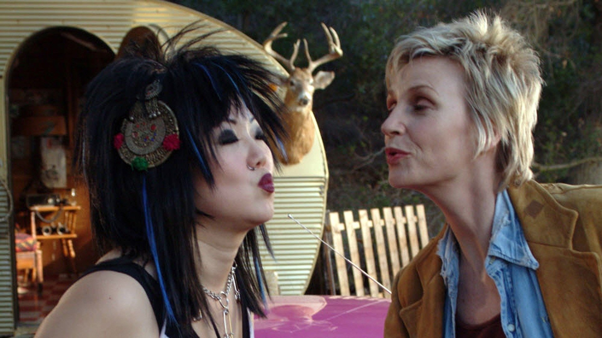 Backdrop for Bam Bam and Celeste