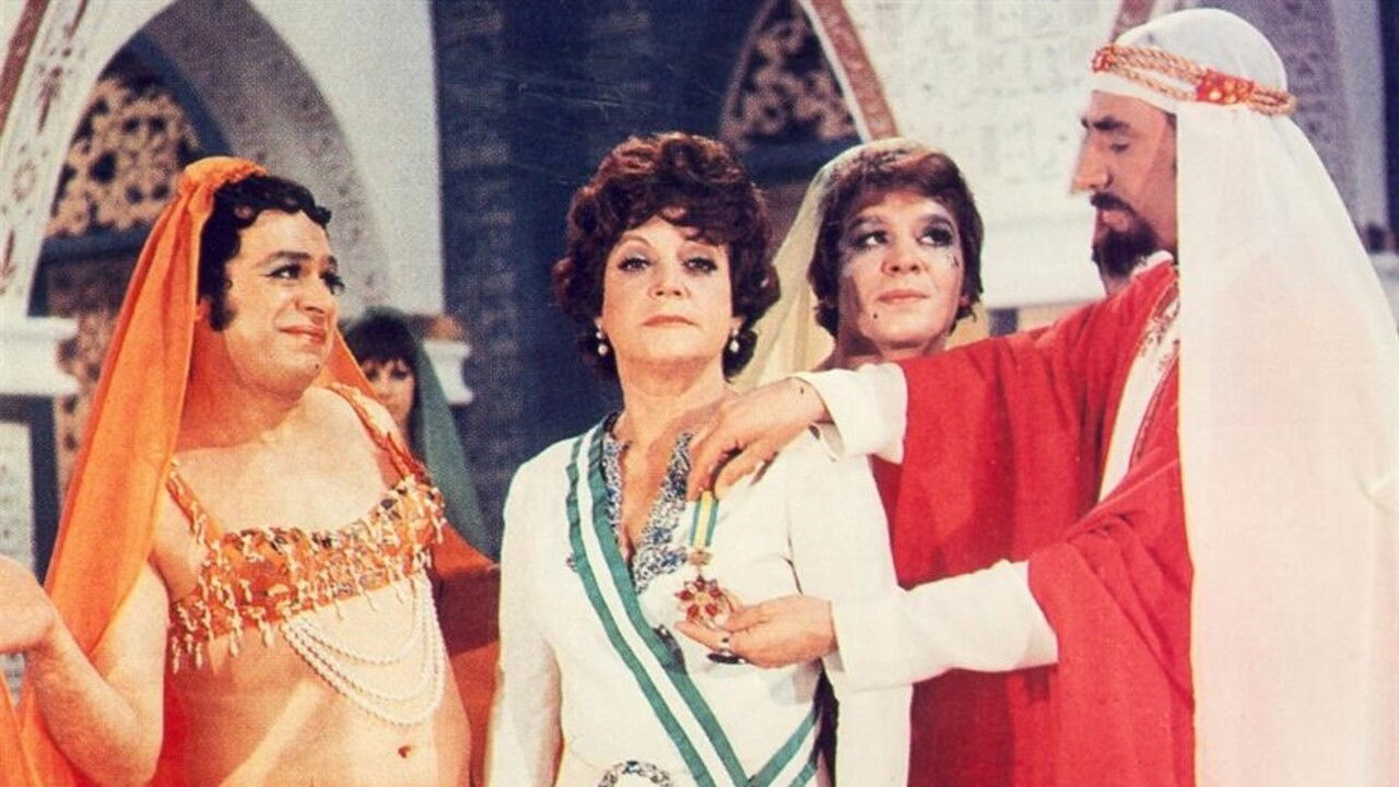 Backdrop for A Greek woman in a Harem