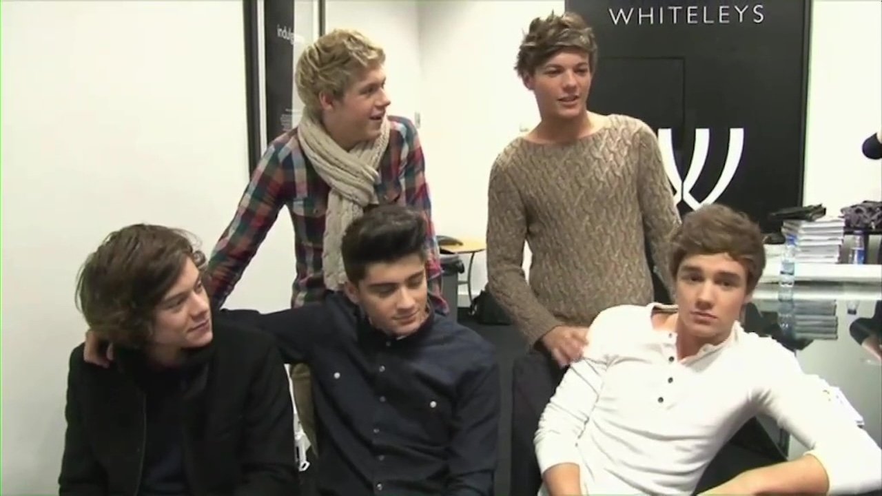 Backdrop for One Direction: All for One