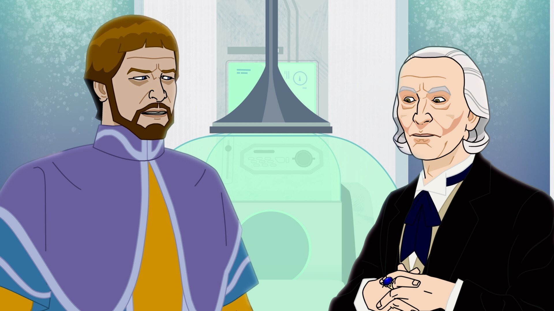 Backdrop for Doctor Who: The Savages