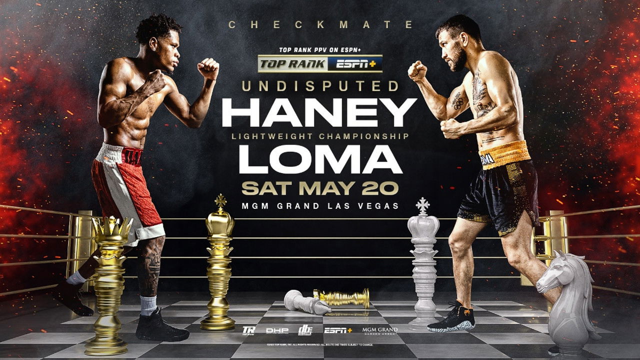 Backdrop for Devin Haney vs. Vasyl Lomachenko