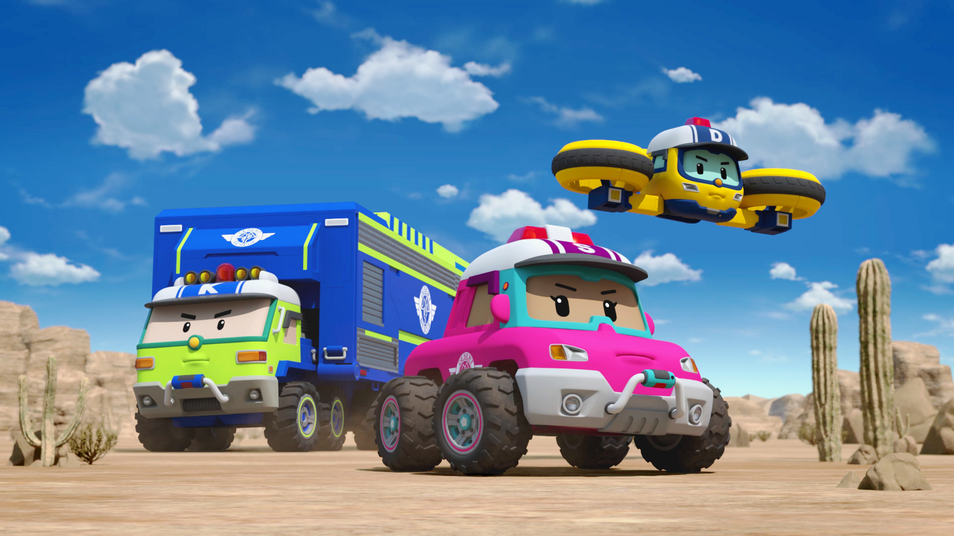 Backdrop for Robocar POLI Special: The Story of the Desert Rescue
