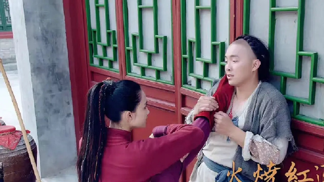 Backdrop for Heroine in Red