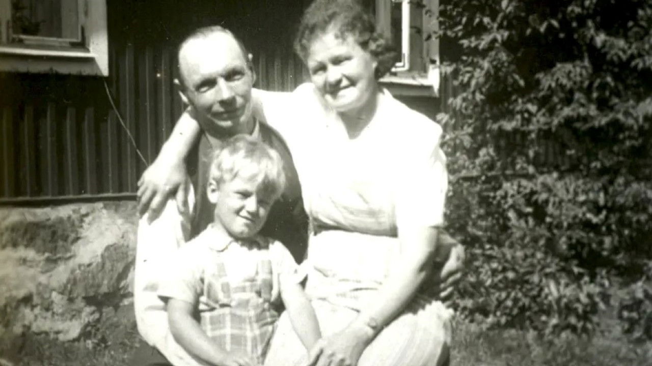 Backdrop for Oscar och Greta och huset de byggde