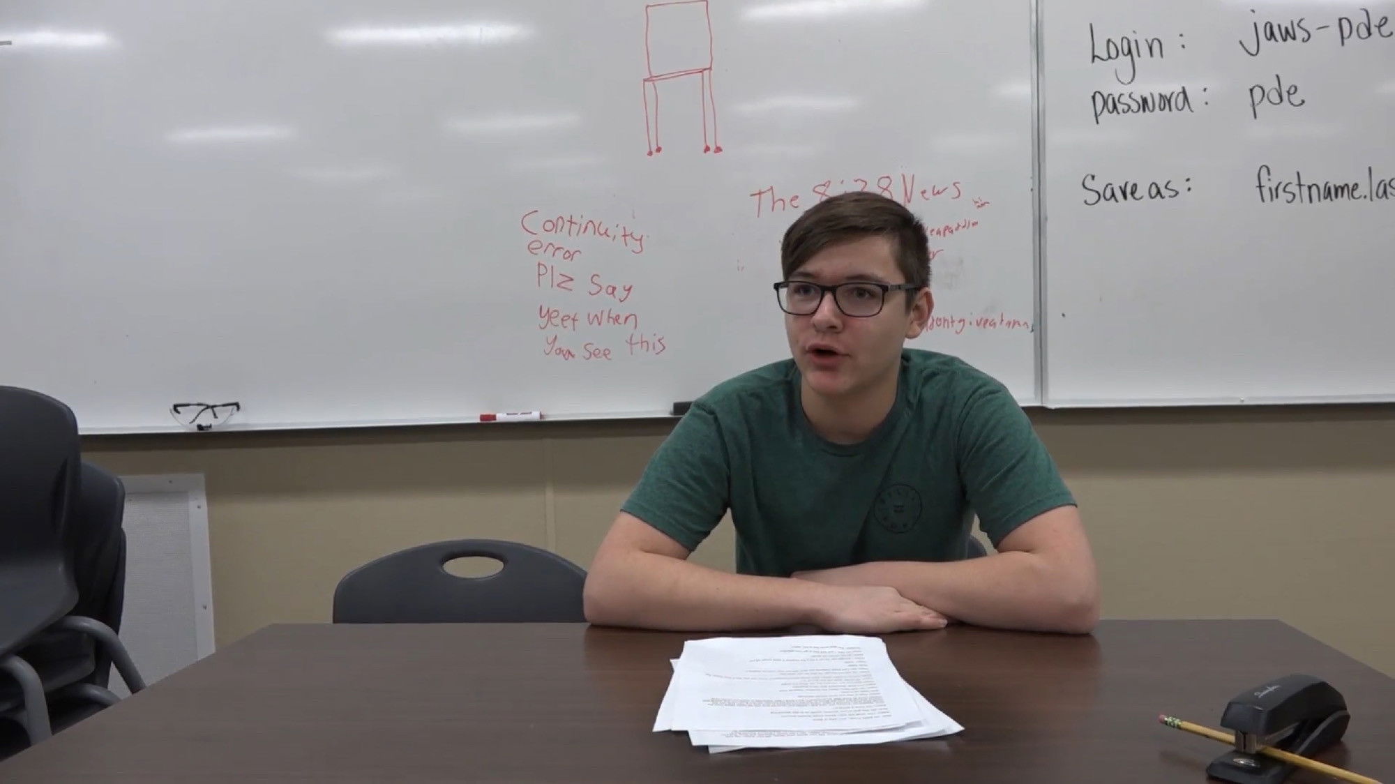 Backdrop for The 8:37 News