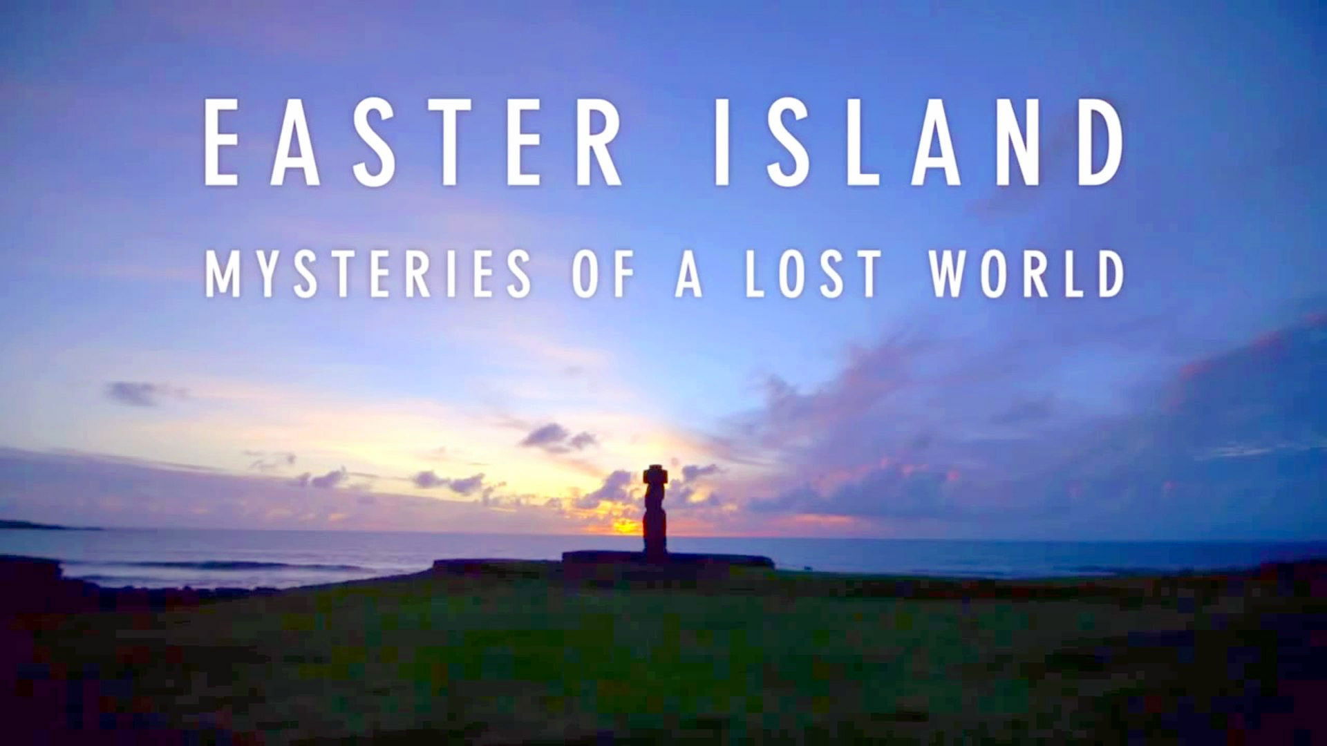 Backdrop for Easter Island: Mysteries of a Lost World