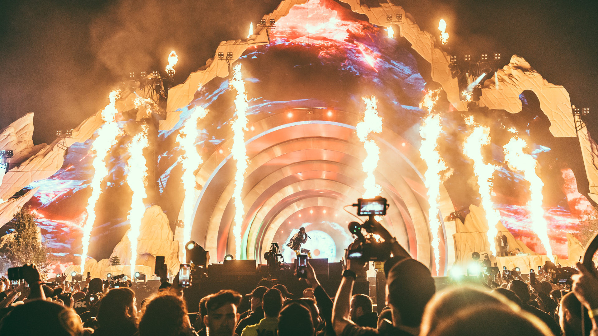 Backdrop for Astroworld: Concert from Hell