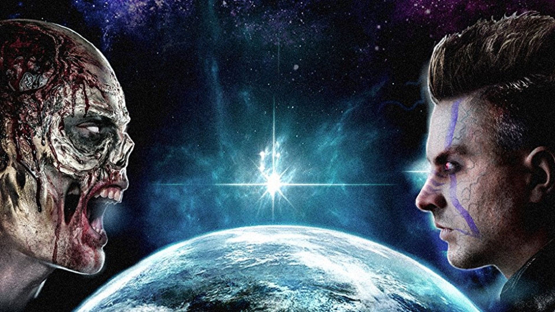 Backdrop for Alien Vs. Zombies