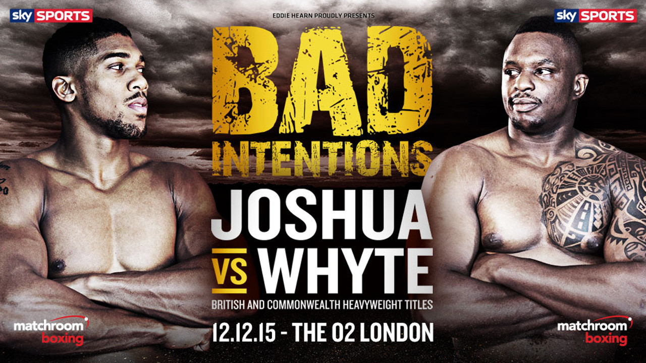 Backdrop for Anthony Joshua vs. Dillian Whyte
