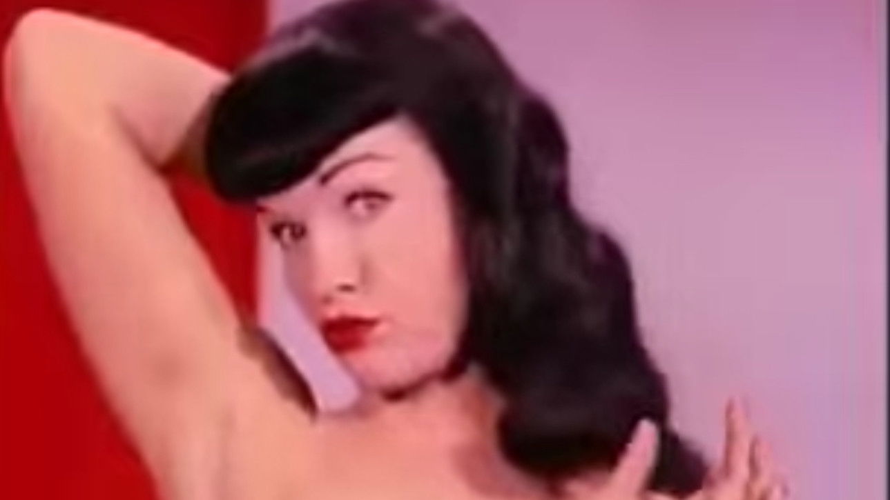 Backdrop for Bettie Page In Red Lingerie
